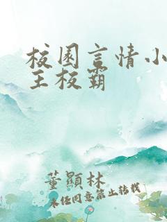 校园言情小说男主校霸