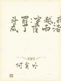 斗罗:穿越,我成了霍雨浩