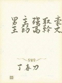 男主强取豪夺女主的高干文