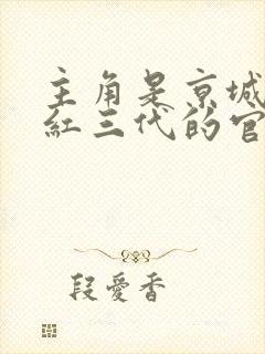 主角是京城顶级红三代的官场小说