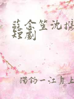 苏念笙沈携西 短剧