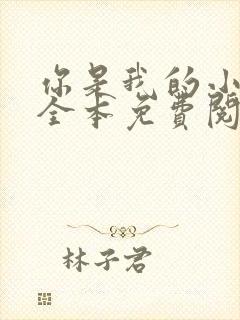 你是我的小确幸全本免费阅读