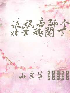 流氓帝师全本txt笔趣阁下载
