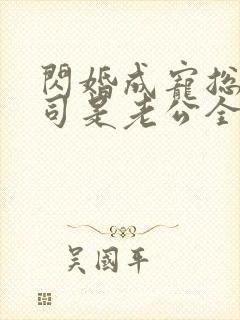 闪婚成宠总裁上司是老公全集