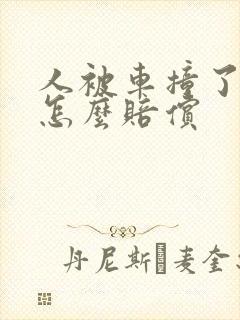 人被车撞了轻伤怎么赔偿