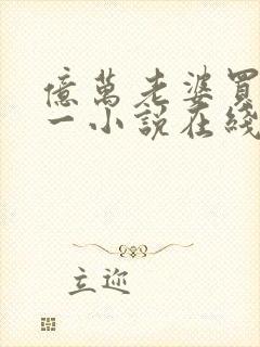 亿万老婆买一送一小说在线