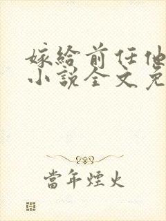 嫁给前任他师尊小说全文免费阅读