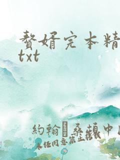 赘婿完本精校版txt