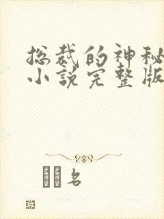 总裁的神秘甜妻小说完整版本