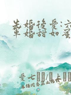 先婚后爱:六零军婚甜如蜜