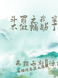 斗罗之我宁荣荣不做辅助了