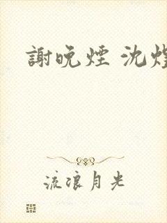 谢晚烟 沈煜