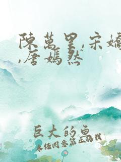 陈万里,宋娇娇,唐嫣然