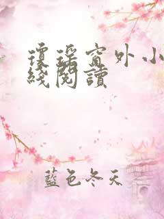 琼瑶窗外小说在线阅读