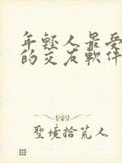 年轻人最受欢迎的交友软件