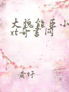 大魏能臣小说txt奇书网