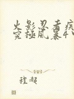 火影忍者疾风传究极风暴4中文