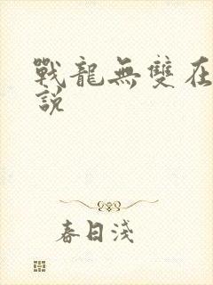 战龙无双在线小说