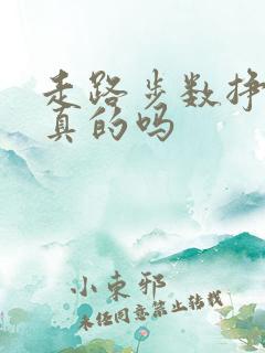 走路步数挣钱是真的吗