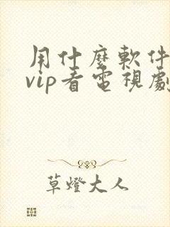 用什么软件不用vip看电视剧