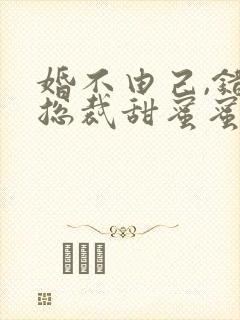 婚不由己,错嫁总裁甜蜜蜜