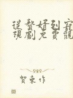 从赘婿到宠臣电视剧免费观看全集