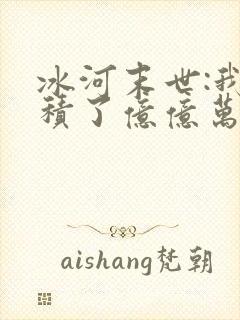 冰河末世:我囤积了亿亿万物资 全本