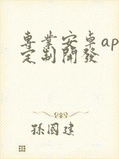 专业安卓app定制开发