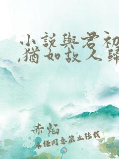 小说与君初相识,犹如故人归