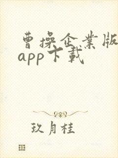 曹操企业版打车app下载