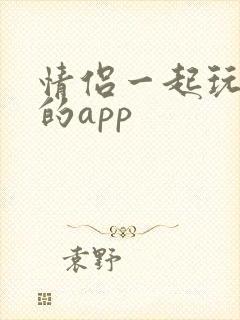 情侣一起玩游戏的app