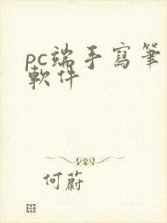 pc端手写笔记软件