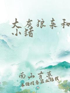 大灰狼来和三只小猪