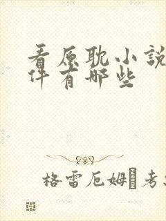 看原耽小说的软件有哪些