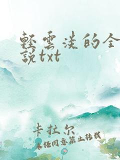 轻云淡的全部小说txt