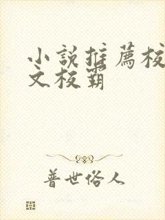 小说推荐校园甜文校霸