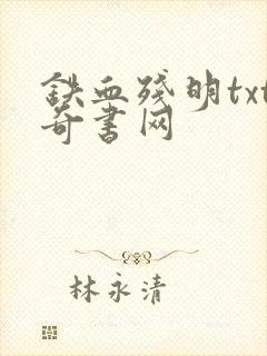 铁血残明txt奇书网