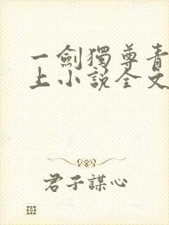 一剑独尊青鸾峰上小说全文免费阅读