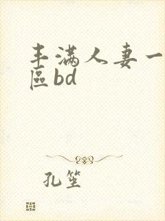 丰满人妻一区二区bd