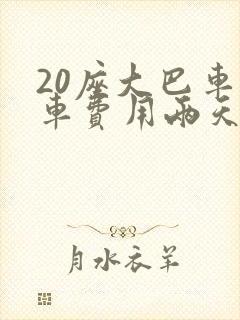 20座大巴车包车费用两天