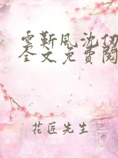 云靳风沈仞小说全文免费阅读