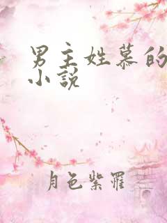 男主姓慕的现代小说