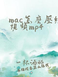 mac怎么压缩视频mp4