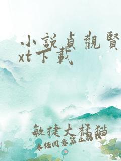 小说贞观贤王txt下载