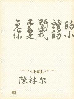 免费阅读的小说你是我的小确幸