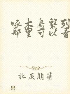 啄木鸟系列电影哪里可以看