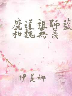 魔道祖师蓝忘机和魏无羡