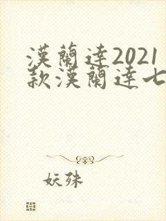 汉兰达2021款汉兰达七座空间