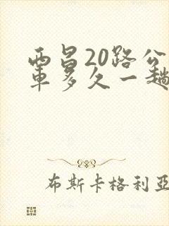 西昌20路公交车多久一趟