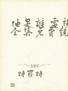 他是谁 电视剧全集免费观看